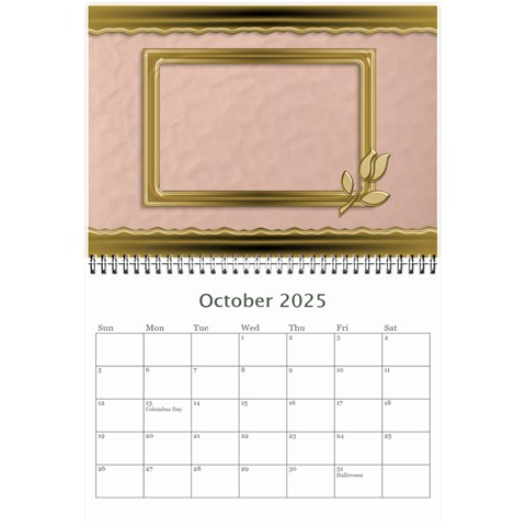 Formal Elegant (any Year) 2024 Calendar 8 5x6 By Deborah Oct 2024