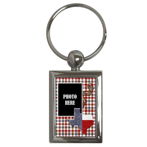 Lone Star Holiday Key Chain By Lisa Minor Front