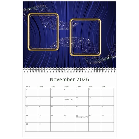 Showcase 2026 (any Year) Calendar 8 5x6 By Deborah Nov 2026