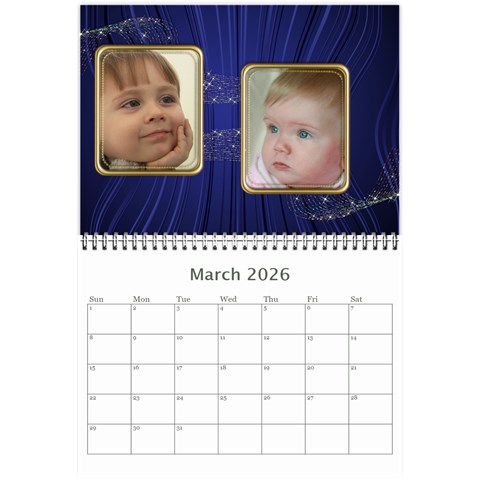 Showcase 2026 (any Year) Calendar 8 5x6 By Deborah Mar 2026