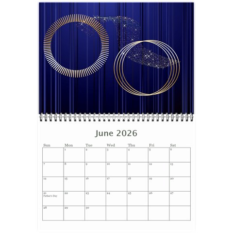 Showcase 2026 (any Year) Calendar 8 5x6 By Deborah Jun 2026