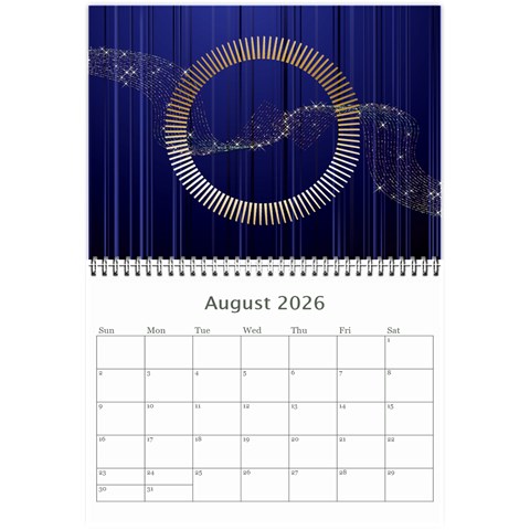 Showcase 2026 (any Year) Calendar 8 5x6 By Deborah Aug 2026