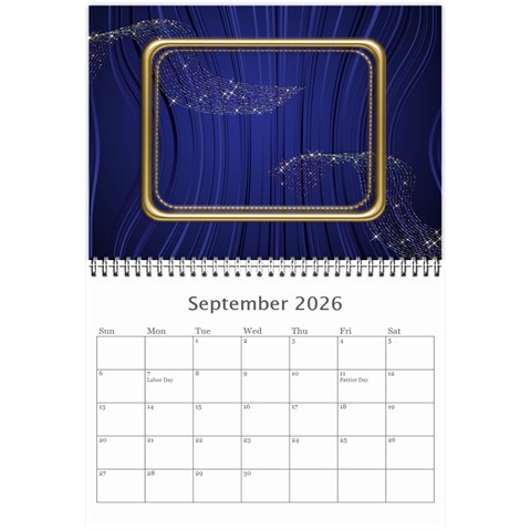 Showcase 2026 (any Year) Calendar 8 5x6 By Deborah Sep 2026