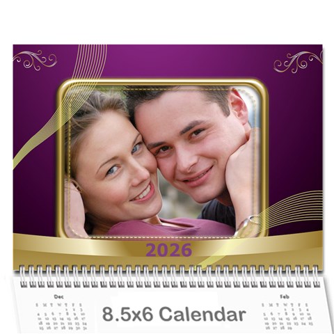 Memories 2026 (any Year) Calendar 8 5x6 By Deborah Cover