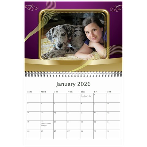 Memories 2026 (any Year) Calendar 8 5x6 By Deborah Jan 2026