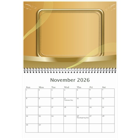 Memories 2026 (any Year) Calendar 8 5x6 By Deborah Nov 2026