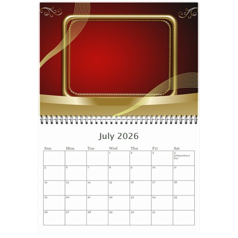 Memories 2026 (any Year) Calendar 8 5x6 By Deborah Jul 2026