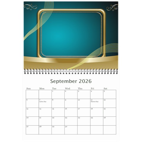 Memories 2026 (any Year) Calendar 8 5x6 By Deborah Sep 2026