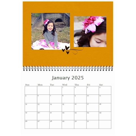 Mini Calendar 2025 And Any Year: Memories To Cherish By Jennyl Jan 2025