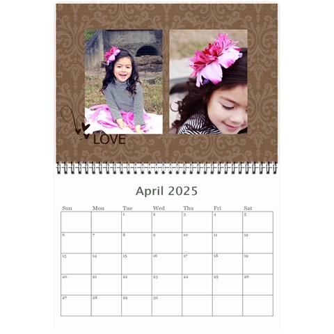 Mini Calendar 2025 And Any Year: Memories To Cherish By Jennyl Apr 2025