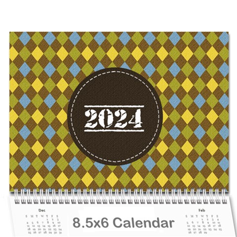 Mini Calendar For Guys By Jennyl Cover