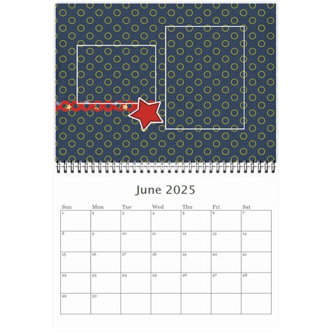 Mini Calendar For Guys By Jennyl Jun 2025