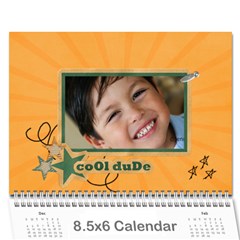 Mini Calendar 2023: Cool Dude - Wall Calendar 8.5  x 6 