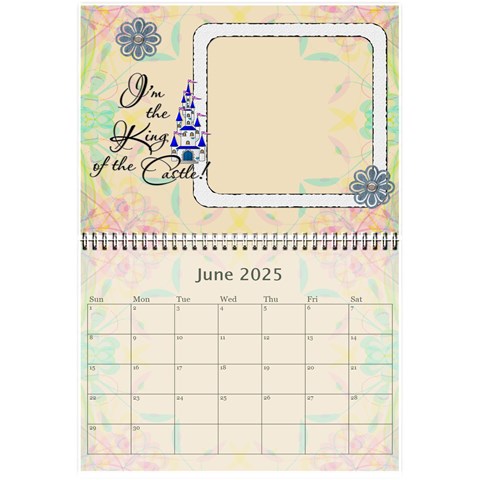 Kids 8 5x6 Mini Wall Calendar By Lil Jun 2025