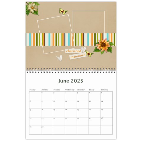 Mini Wall Calendar: Our Family Our Memories By Jennyl Jun 2025