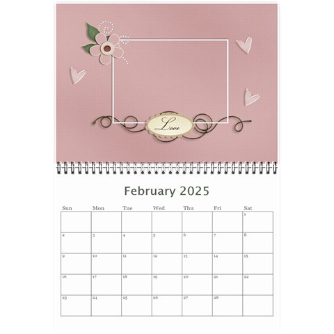 Mini Wall Calendar: Our Family By Jennyl Feb 2025