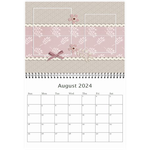 Mini Wall Calendar: Our Family By Jennyl Aug 2024