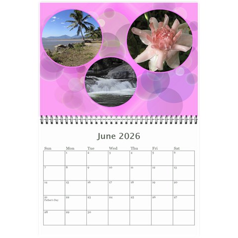 Bubbles 2026 (any Year) Calendar 8 5x6 By Deborah Jun 2026