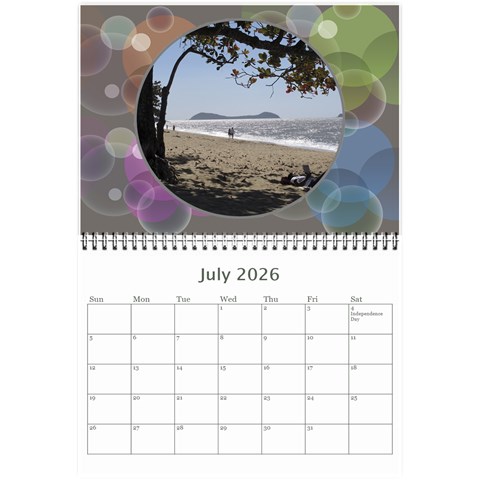 Bubbles 2026 (any Year) Calendar 8 5x6 By Deborah Jul 2026