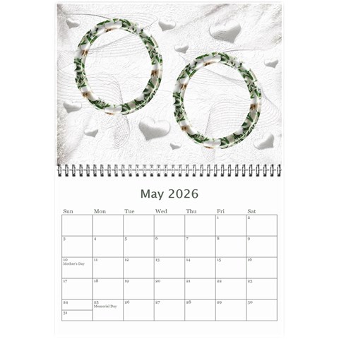Our Wedding Or Anniversary 2026 (any Year Calendar Mini By Deborah May 2026