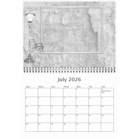 Our Wedding Or Anniversary 2026 (any Year Calendar Mini By Deborah Jul 2026