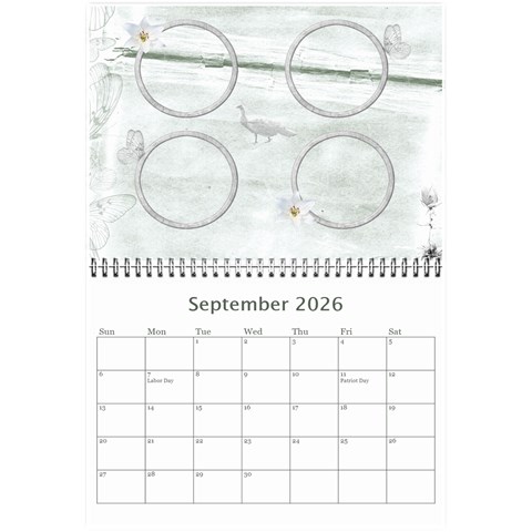 Our Wedding Or Anniversary 2026 (any Year Calendar Mini By Deborah Sep 2026