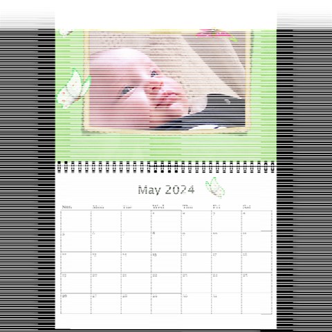 Little Butterflies 2024 (any Year) Calendar 8 5x6 By Deborah May 2024