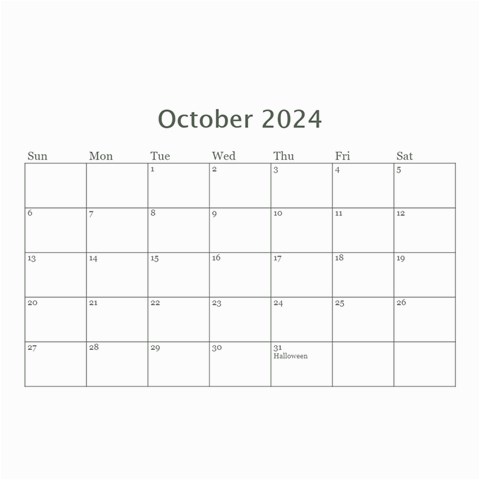 Framed In Silver 2024 (any Year) Calendar 8 5x6 By Deborah Oct 2024