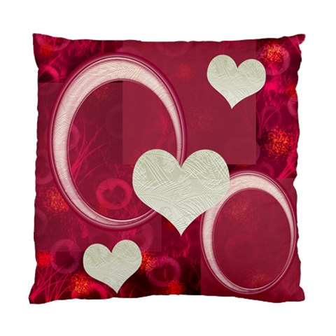 I Heart You Pink Double Sided Cushion Case By Ellan Front