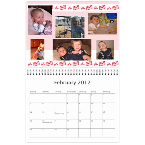 Schauff Calendar 2012 By Krista Schauff Feb 2012