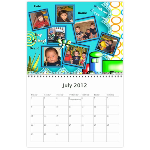 Schauff Calendar 2012 By Krista Schauff Jul 2012