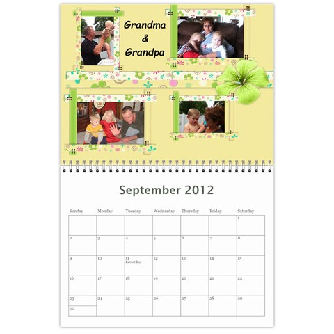 Schauff Calendar 2012 By Krista Schauff Sep 2012