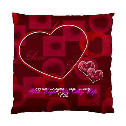 You Light Up My Life Pink Double Sided Cushion Case By Ellan Front