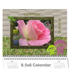 My Garden 2024 (any Year) Calendar 8.5x6 - Wall Calendar 8.5  x 6 