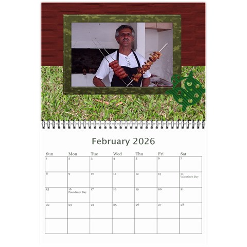 My Garden 2026 (any Year) Calendar 8 5x6 By Deborah Feb 2026