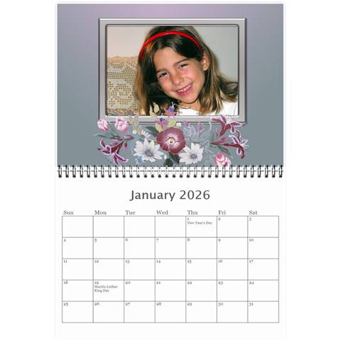 Delight 2026 (any Year) Calendar 8 5x6 By Deborah Jan 2026