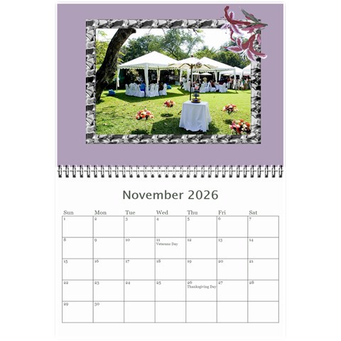 Delight 2026 (any Year) Calendar 8 5x6 By Deborah Nov 2026