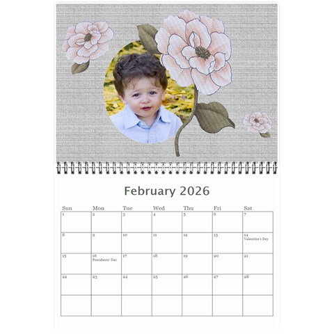 Delight 2026 (any Year) Calendar 8 5x6 By Deborah Feb 2026