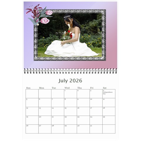 Delight 2026 (any Year) Calendar 8 5x6 By Deborah Jul 2026