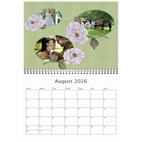 Delight 2026 (any Year) Calendar 8 5x6 By Deborah Aug 2026
