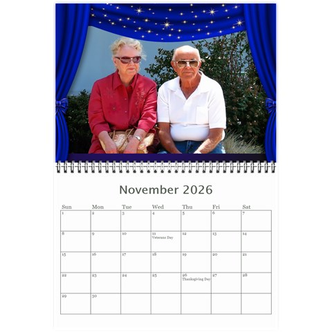 Our Production 2026  (any Year) Calendar 8 5x6 By Deborah Nov 2026