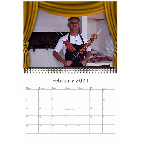 Our Production 2024  (any Year) Calendar 8 5x6 By Deborah Feb 2024