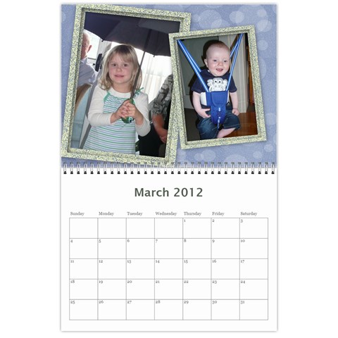 2012 Calendar By Hannah Mar 2012