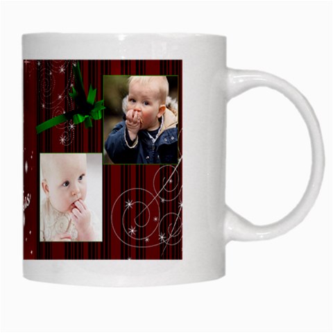 Christmas Collection White Mug By Picklestar Scraps Right
