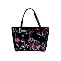 My Family Lights Up My Life Handbag - Classic Shoulder Handbag My Family Lights Up My Life Handbag - Classic Shoulder Handbag
