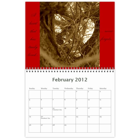 2012 Calendar By Megan Pennington Feb 2012