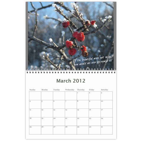 2012 Calendar By Megan Pennington Mar 2012