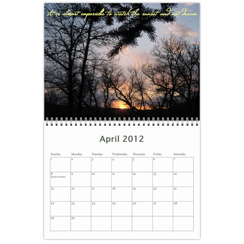 2012 Calendar By Megan Pennington Apr 2012