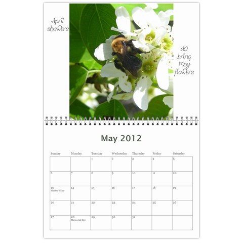 2012 Calendar By Megan Pennington May 2012