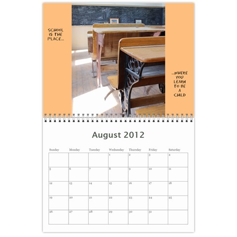 2012 Calendar By Megan Pennington Aug 2012